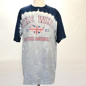 The Who Going Mobile 2002 tie die graphic  t-shirt